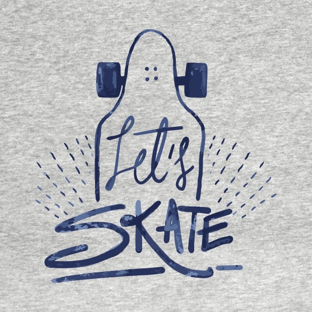 Let's skate shirt | Design for skaters by OutfittersAve